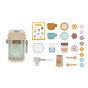 TOOKY TOY Wooden Coffee Maker Barista Cafe