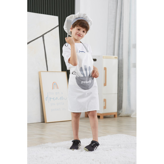 VIGA PolarB Chef's Costume Apron + Cap
