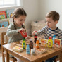 VIGA Wooden Snacks and Drinks Set of 12 Food Items