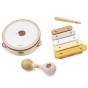VIGA PolarB Music Set Hedgehog Tambourine Maracas Xylophone