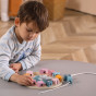 VIGA PolarB Shape Sorter Clock Threader Montessori