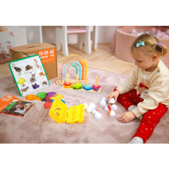 TOOKY TOY Box XXL Montessori Educational 7in1 Sensory Box 25-30 Months