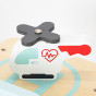 VIGA Wooden Hospital with Ambulance and Elevator Set of 15 pieces
