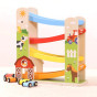 VIGA Wooden Racetrack with Farm Theme