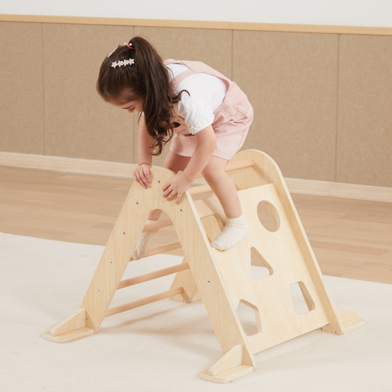 VIGA Wooden Ladder Pikler Climbing Triangle Montessori