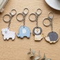 VIGA PolarB Wooden Hedgehog Keychain