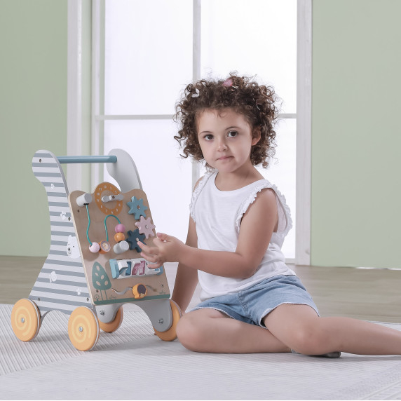 VIGA Wooden Educational Pusher for Children