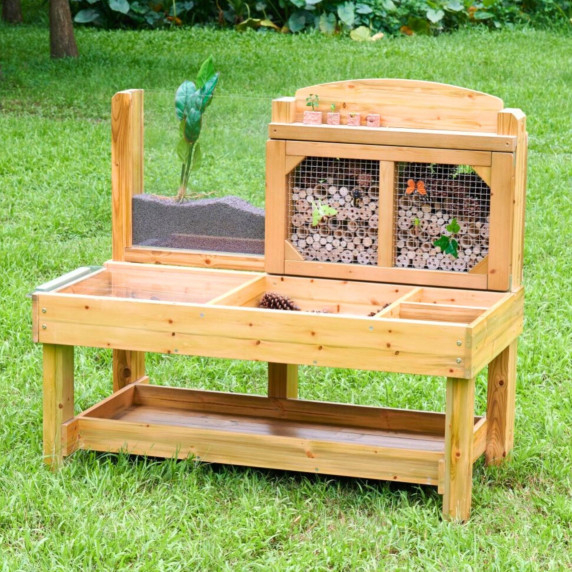 MASTERKIDZ Observation Table Garden Insect and Plant Research Station