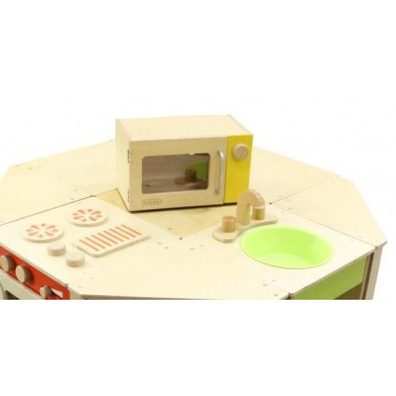 MASTERKIDZ Wooden Microwave