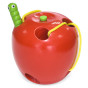 VIGA Wooden Intertwining Maze Educational Worm in an Apple Montessori