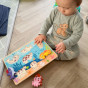 TOOKY TOY Wooden Montessori Puzzle Sea World Fish Turtle Shapes