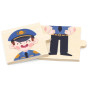 VIGA Wooden Puzzle Matching Professions