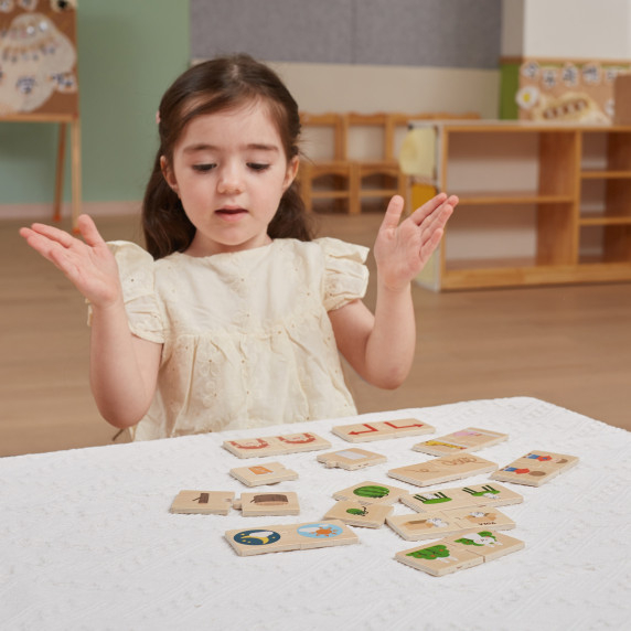 VIGA Wooden Puzzle Opposites