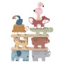 TOOKY TOY Wooden Blocks Puzzle Animals Montessori 9 pcs.