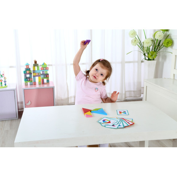 TOOKY TOY Wooden Tangram Puzzle