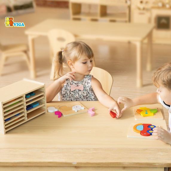 VIGA Wooden Puzzle 12 Boards