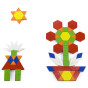 VIGA Wooden Flat Blocks in a Bucket 250 Montessori Pieces