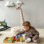 TOOKY TOY Wooden Box Sensory Blocks Multifunctional Puzzle Shapes Sound Touch 12 pcs.