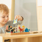 VIGA Wooden Educational Puzzle Distance Learning 2 in 1