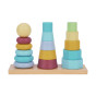 TOOKY TOY Three Towers Stack Puzzle Montessori Sorter