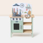 TOOKY TOY Green Wooden Kitchen with Accessories
