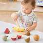 Viga Wooden Fruit Chopping Board Knife PolarB Educational Toy