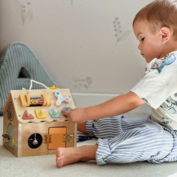 TOOKY TOY Wooden Manipulation House
