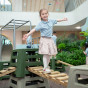 Classic World Edu Wooden Gymnastics Ladder for Garden Obstacle Course