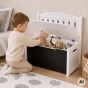 Tooky Toy Wooden Chest Bench with Drawing Board