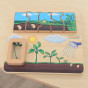 MASTERKIDZ Wooden Bean Life Cycle Board