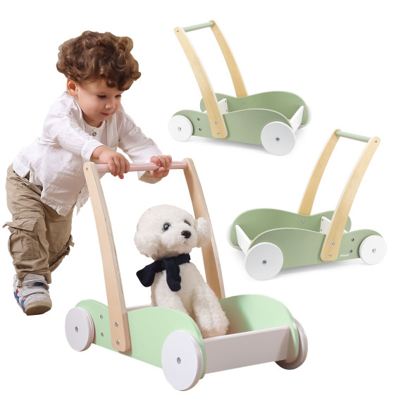 Viga PolarB Wooden 2-in-1 Stroller Walker Pusher