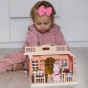 WOOPIE Dollhouse Rabbit Family Flower Shop + Figurine
