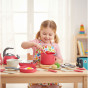 WOOPIE Little Chef's Set Induction Pots Frying Pan Kettle Pink 30 pcs.
