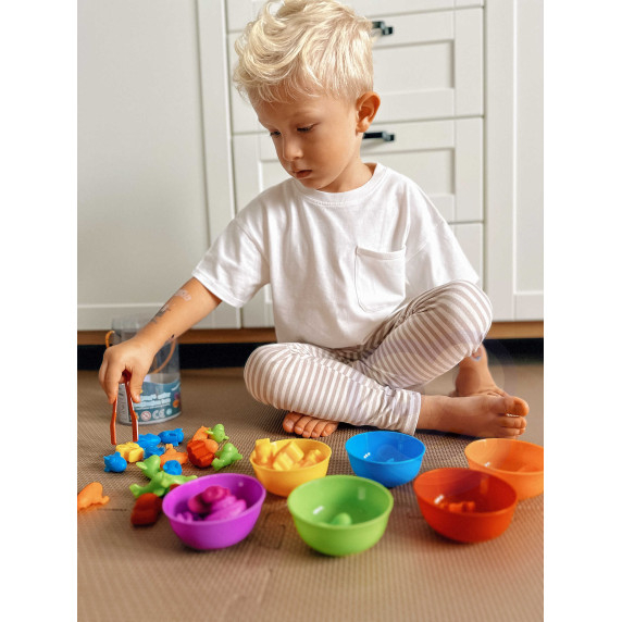 WOOPIE Montessori Educational Game Color Sorter Animals 44 pcs.