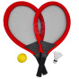 WOOPIE Large Tennis Badminton Rackets for Kids Set + Shuttlecock
