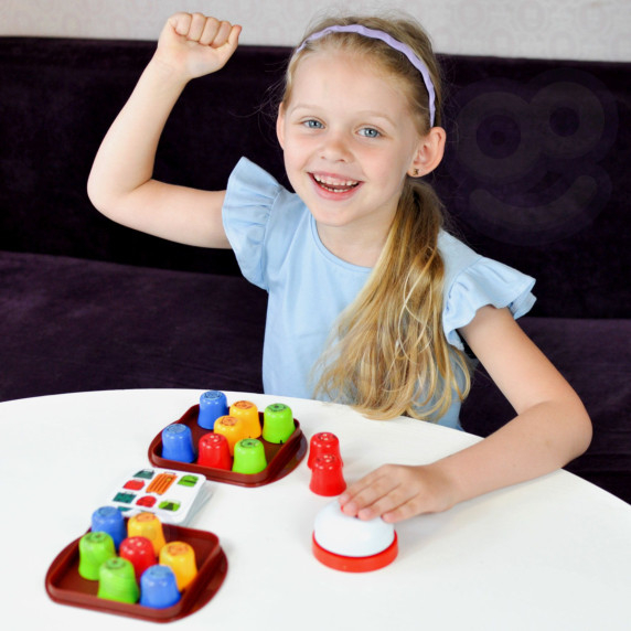 WOOPIE IQ Educational and Strategy Logic Game 2 in 1 Tic Tac Toe 4 pcs