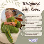 WOOPIE Dinosaur Anti-Stress Sensory Weighted Plush Toy Heavy Bear Cuddly Toy 65cm 1500g