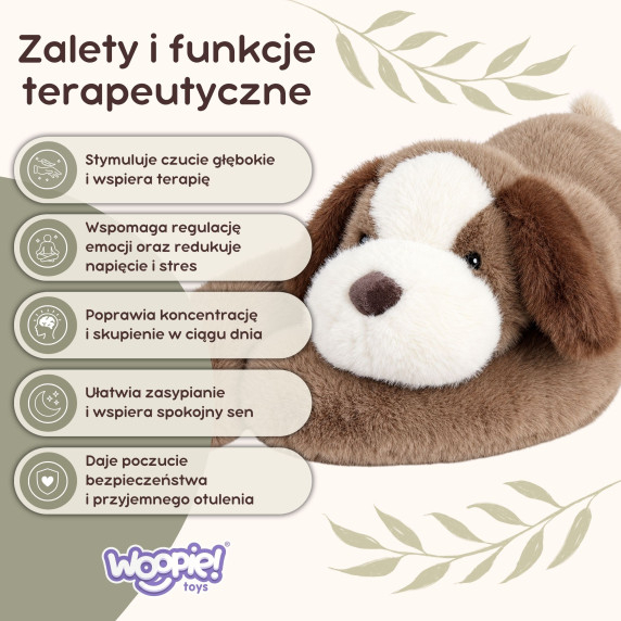WOOPIE Dog Weighted Sensory Plush Toy 1.5kg