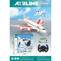 WOOPIE Blue Remote Controlled Passenger Airplane