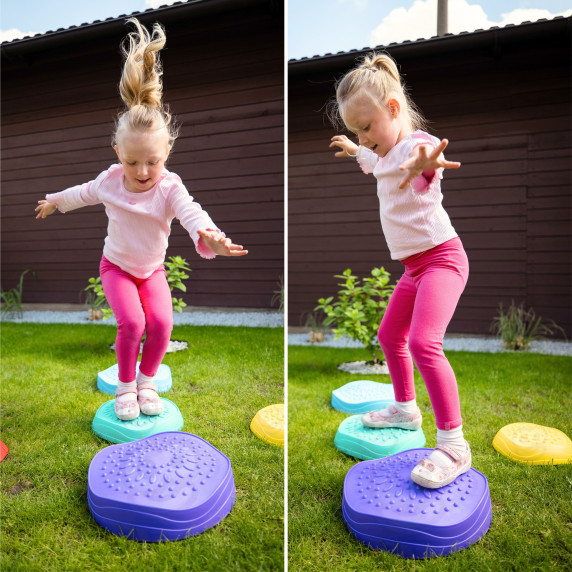 WOOPIE Sensory Path Balance Stones for Children Balance Training 5 pcs.