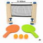 WOOPIE Table Tennis Set with Net 6 Pieces Ping Pong