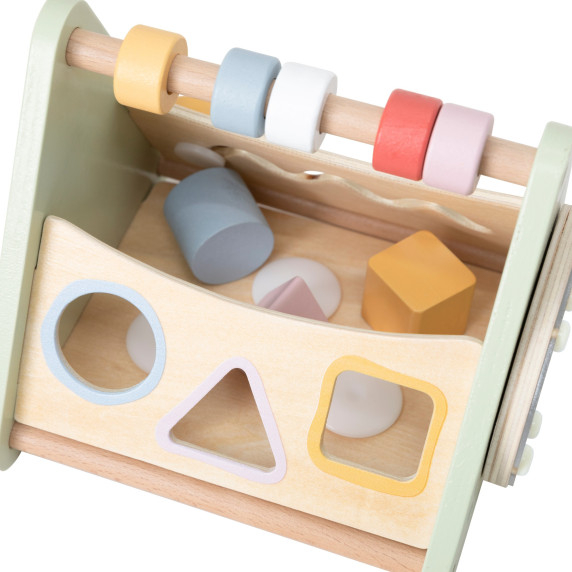 VIGA Activity Triangle – 5-in-1 Wooden Educational Toy