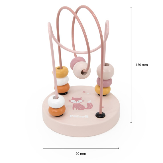 VIGA PolarB Wooden Handy Labyrinth Intertwining Motor Loop 1 pc.