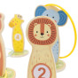 TOOKY TOY Throw at the Target Wooden Skill Game Hoops 15 pcs.
