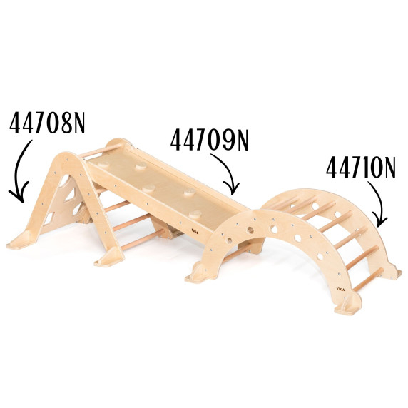 VIGA Wooden Slide Straight Climbing Wall