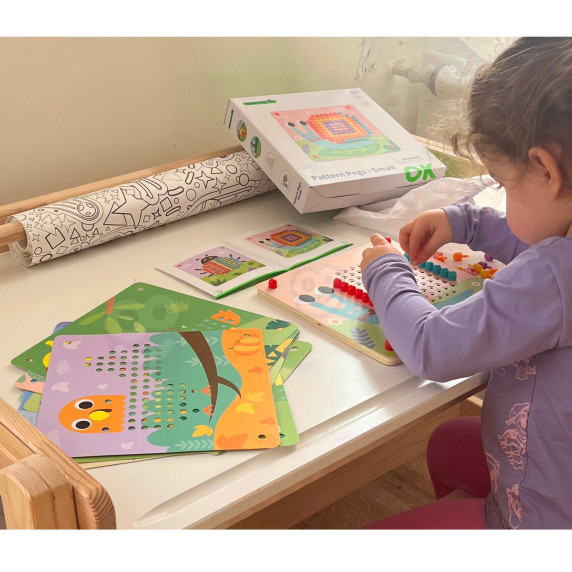 TOOKY TOY Puzzle with Pins and Climbing Pegs