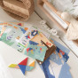 TOOKY TOY Tangram Puzzle Puzzle for Children Learning Shapes Figures Shapes 18 pcs.