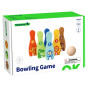 TOOKY TOY Wooden Bowling for Children 6 pcs + Ball