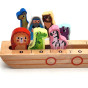 TOOKY TOY Wooden Puzzle for Children Noah and the Animals