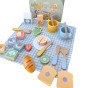 TOOKY TOY Picnic Set Food Cutter with Velcro Breakfast Set
